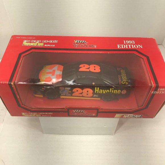 Racing Champions 1993 Davey Allison #28 Stock Car 1:24 Scale Die Cast New - Picture 12 of 12